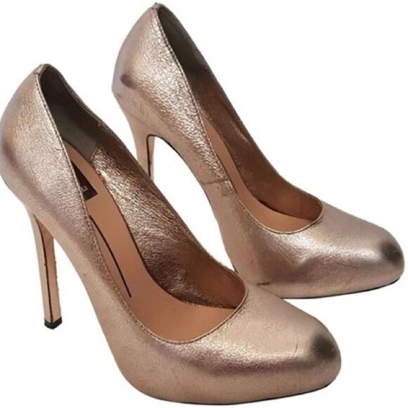 ✨HP✨Dolce Vita Gold Heels✨ - Picture 1 of 8